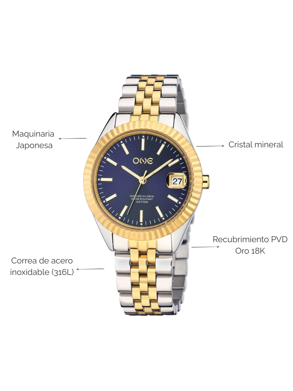 Reloj Celebrity Blue Bicolor