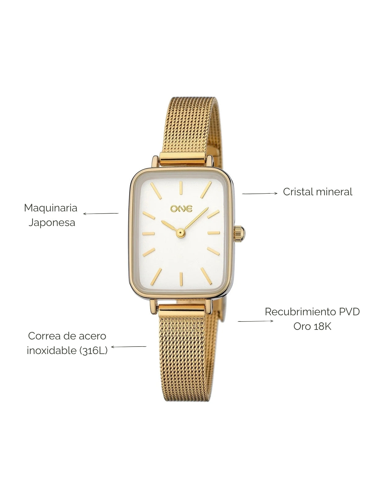 Reloj Daily Form Gold