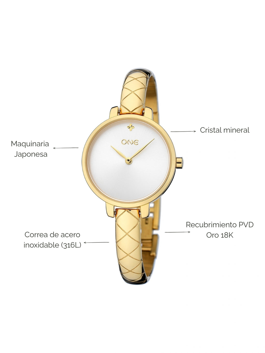 Reloj Delightful Gold