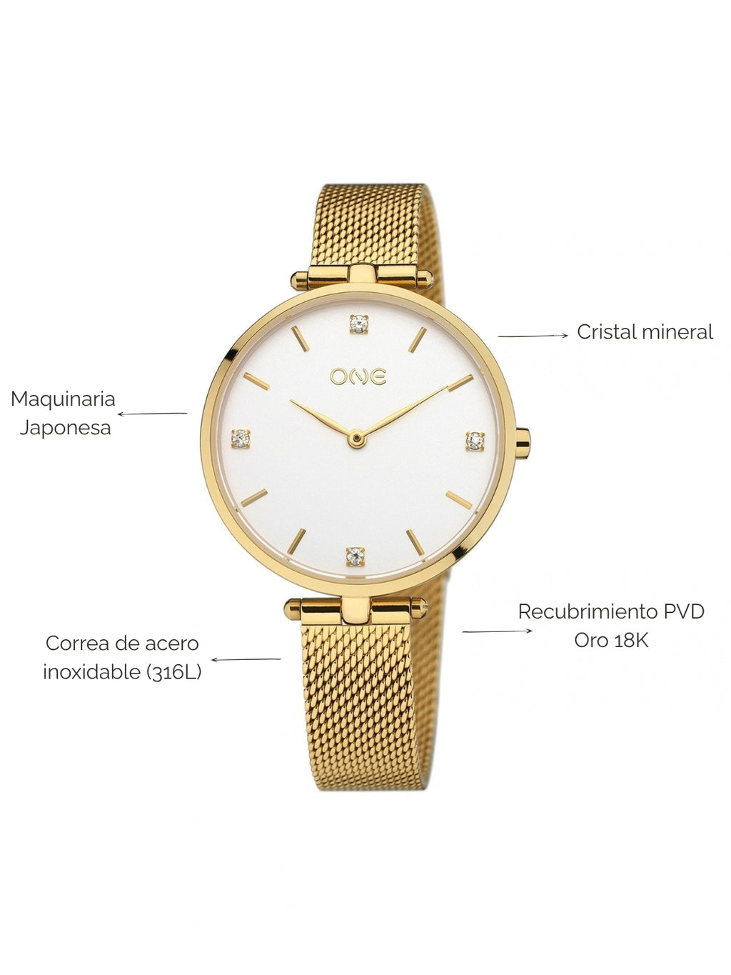 Reloj Divine Gold