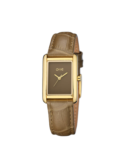 Reloj Grace Beige Leather