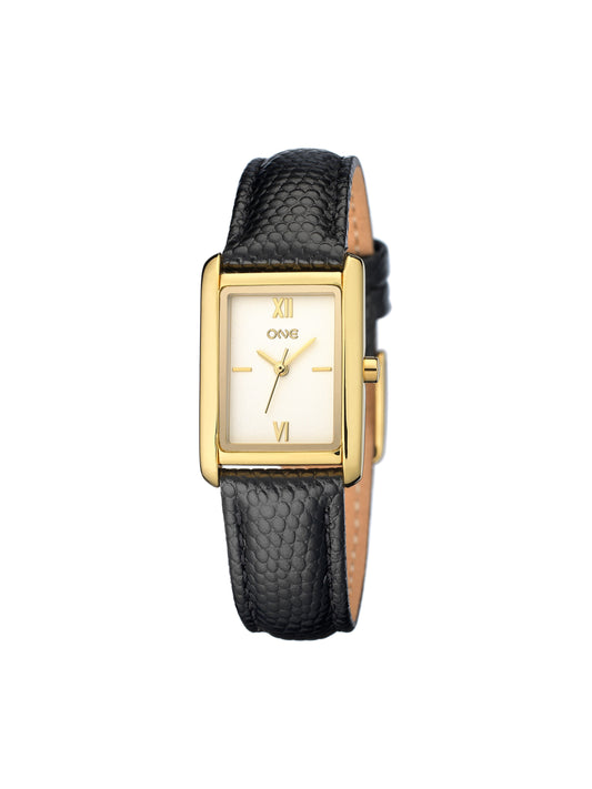 Reloj Grace Black Leather