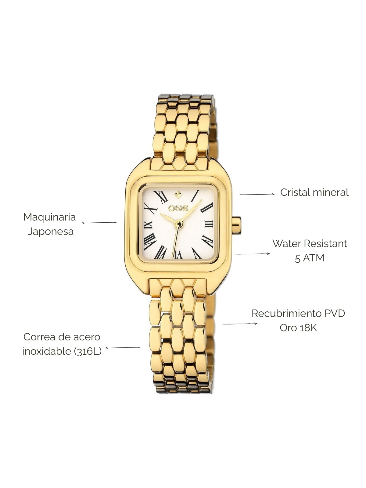 Reloj Majesty Gold
