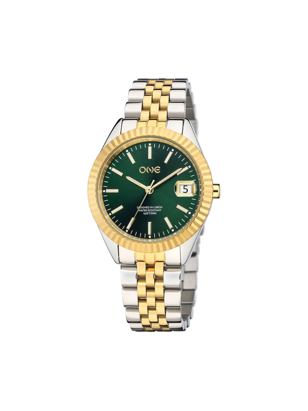 Reloj Celebrity Green Bicolor