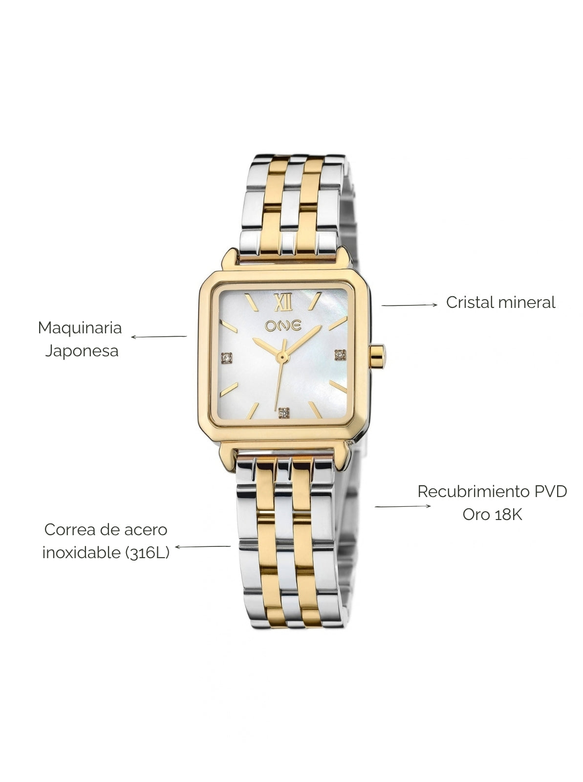 Reloj Reverie Bicolor