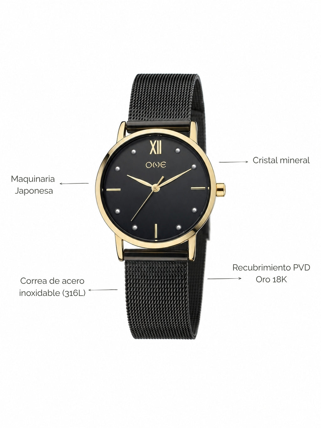 Reloj Truly Black
