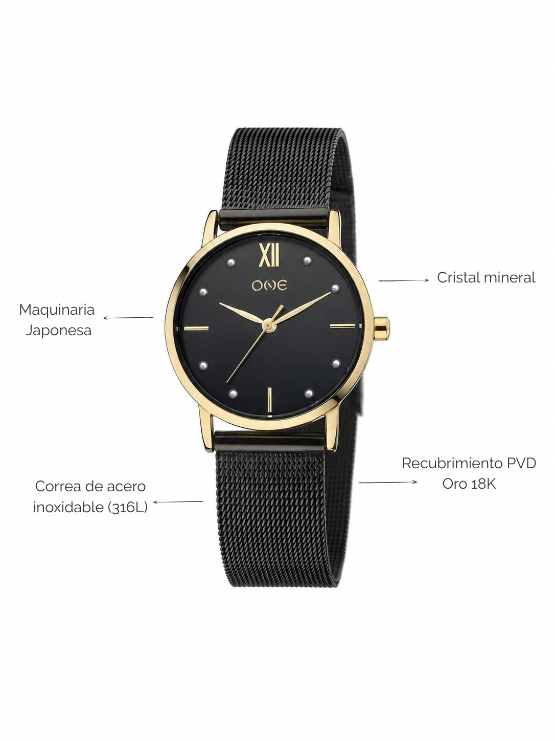 Reloj Truly Black