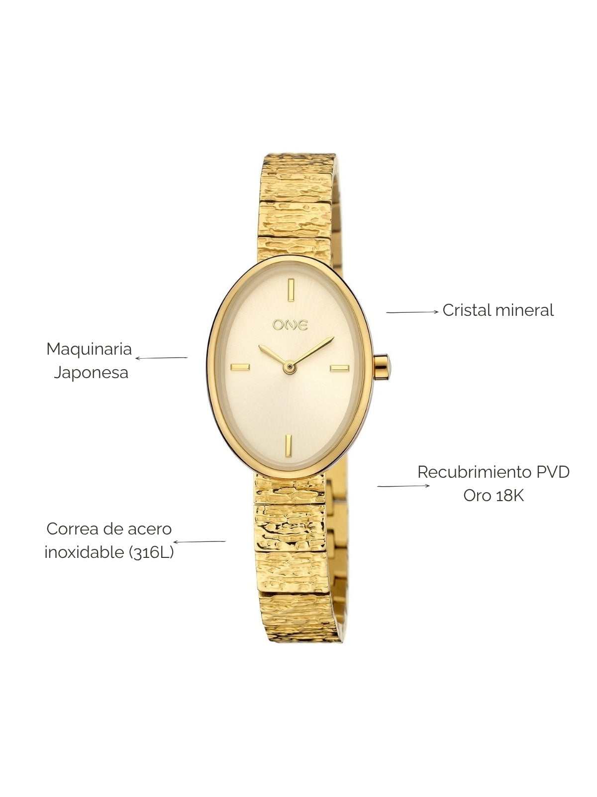 Reloj  Mirage Gold