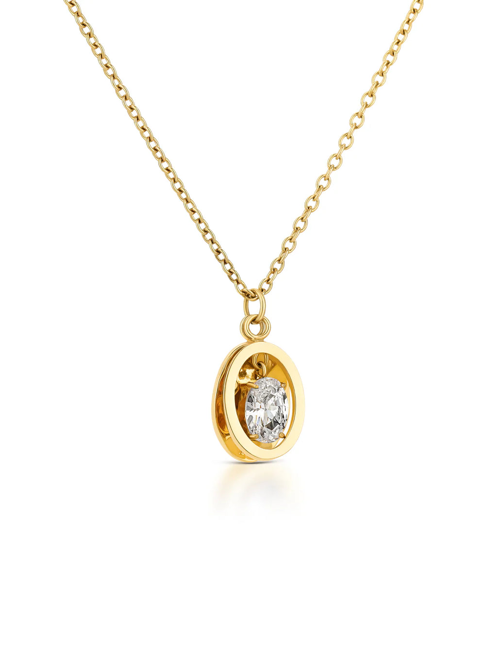 Set Collar y Aros Birthstone Abril - Coraje