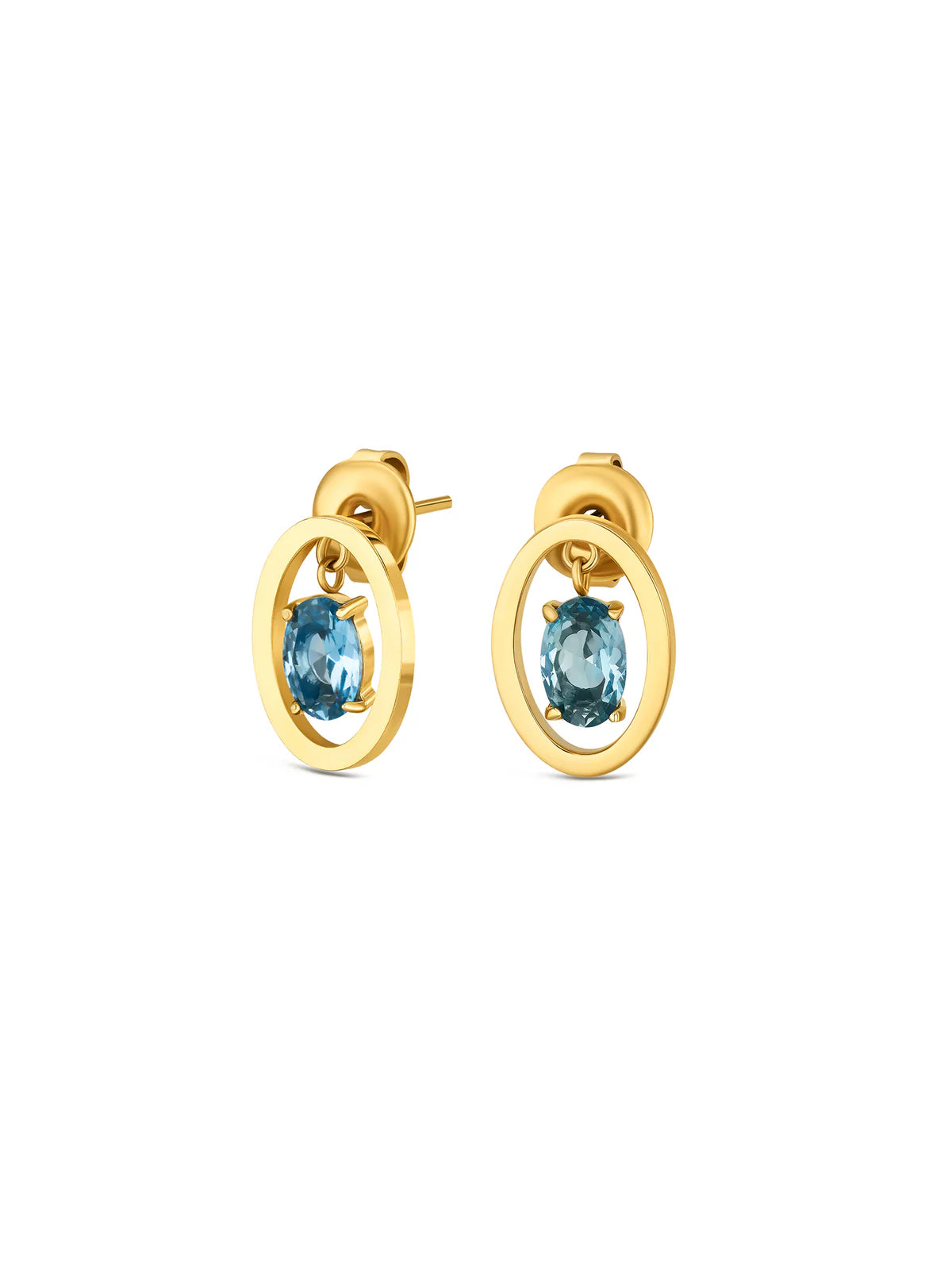 Set Collar y Aros Birthstone Septiembre - Prosperidad