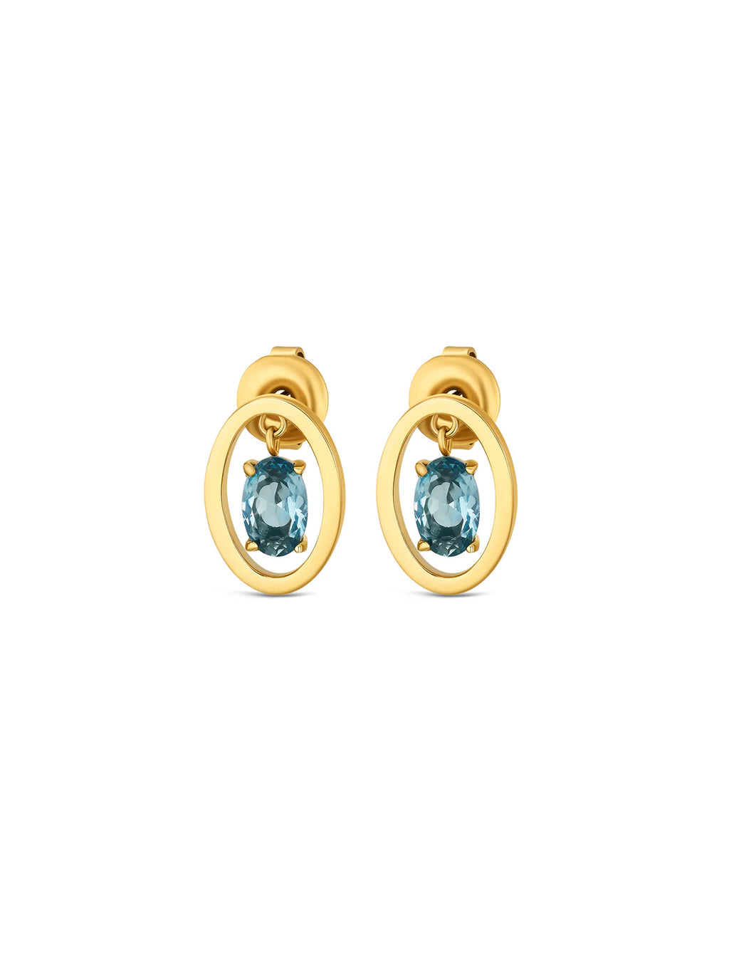 Set Collar y Aros Birthstone Septiembre - Prosperidad
