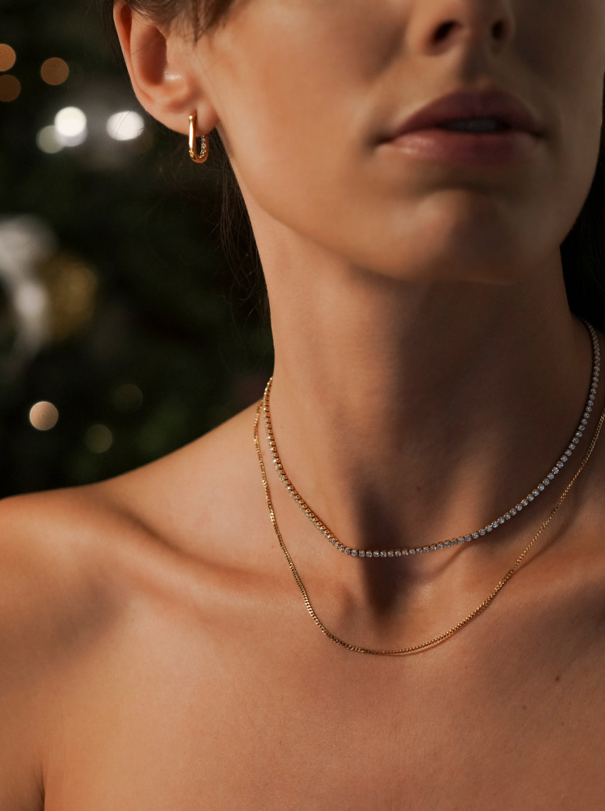 Set Collar y Aros Golden Treasures
