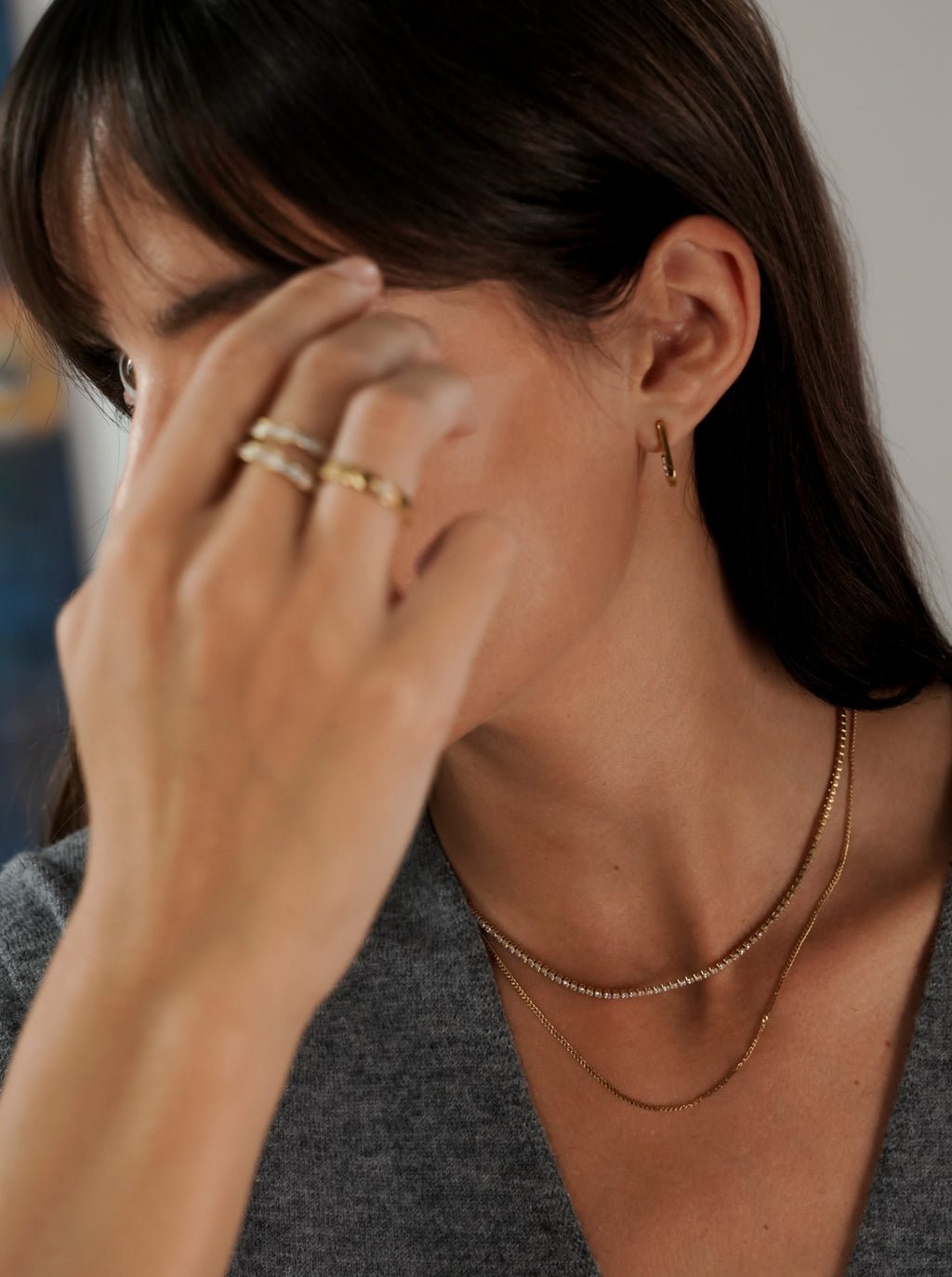 Set Collar y Aros Golden Treasures