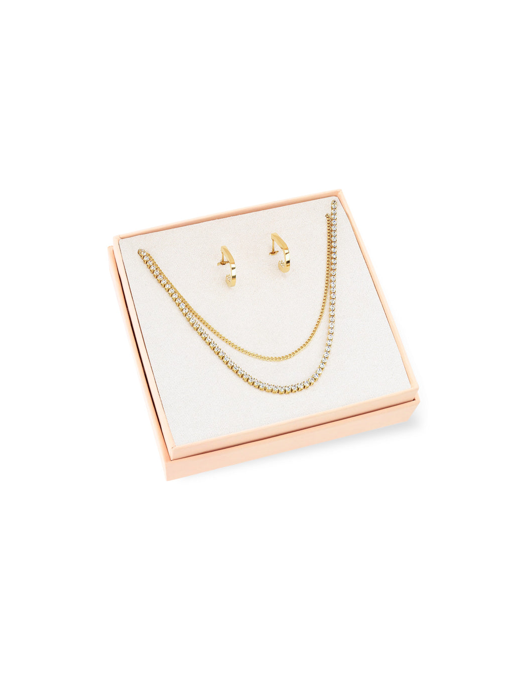Set Collar y Aros Golden Treasures