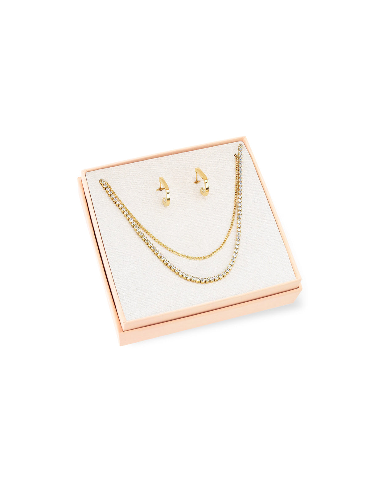 Set Collar y Aros Golden Treasures