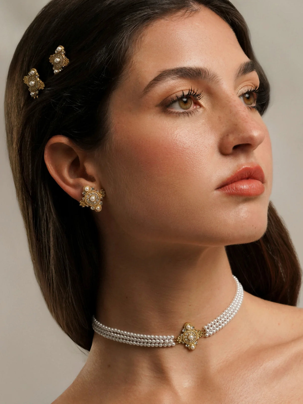 Set Collar y Aros Ophelia