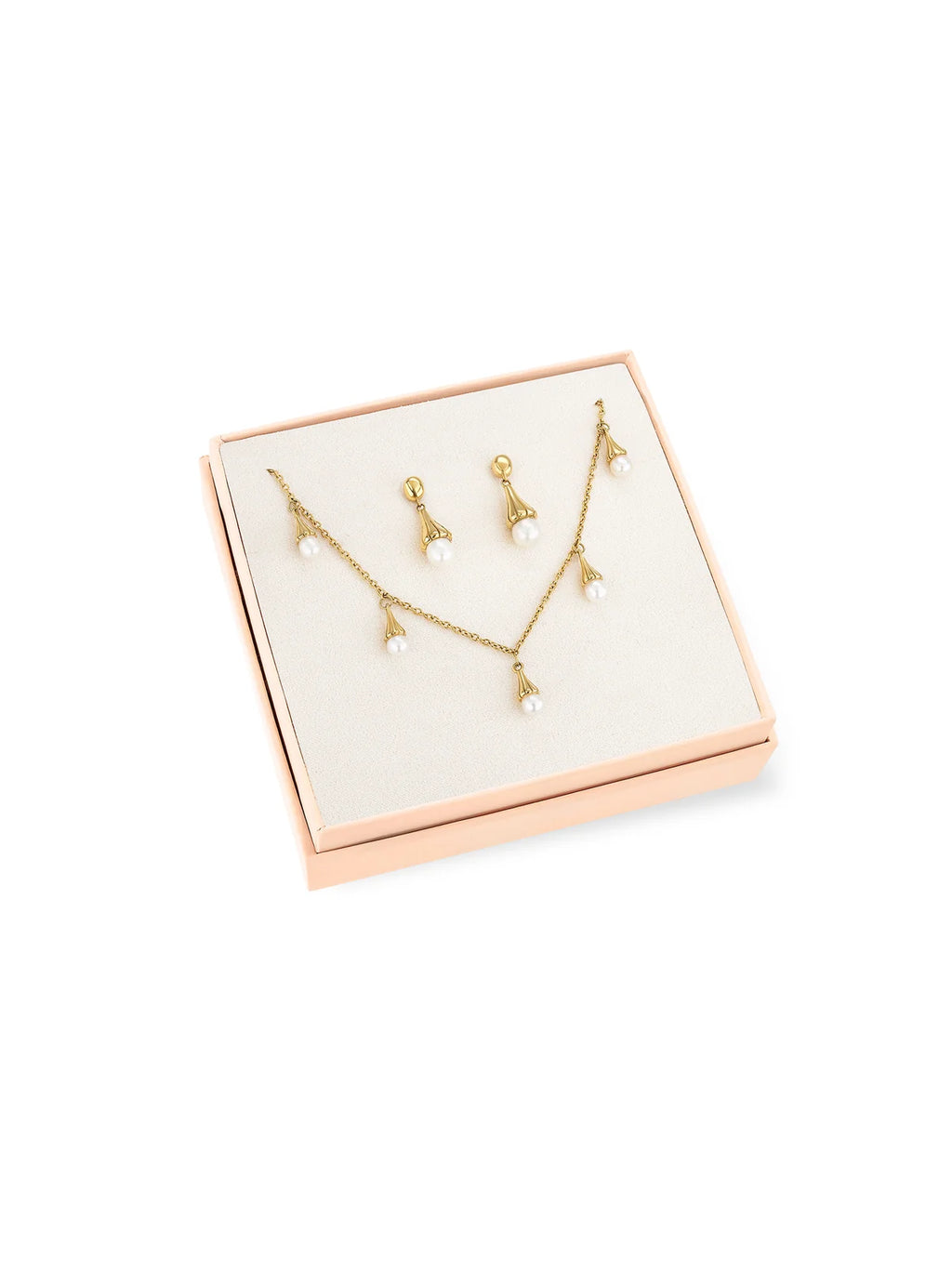 Set Collar y Aros Sea Pearl