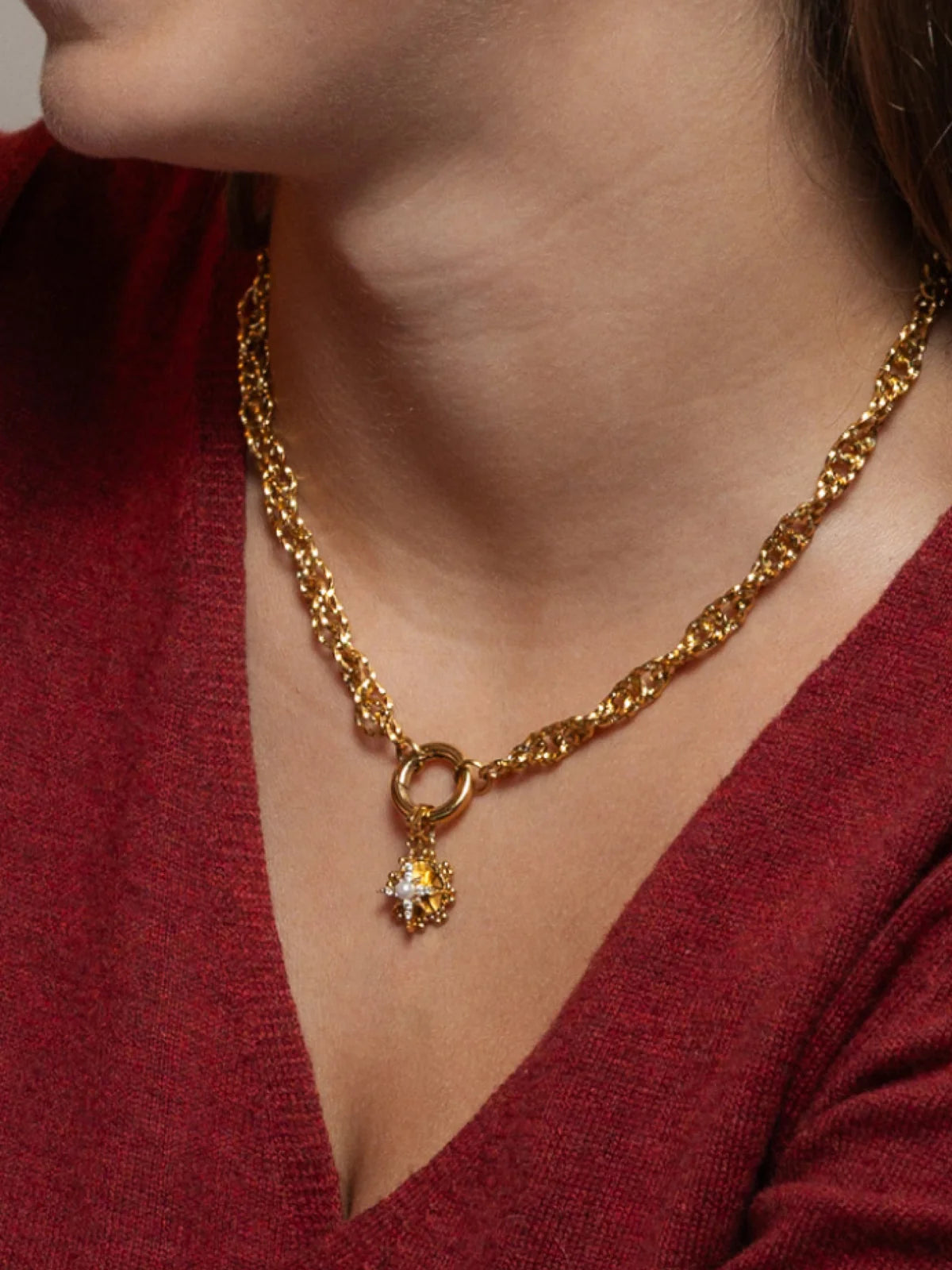 Collar Energy Master Union Double Gold