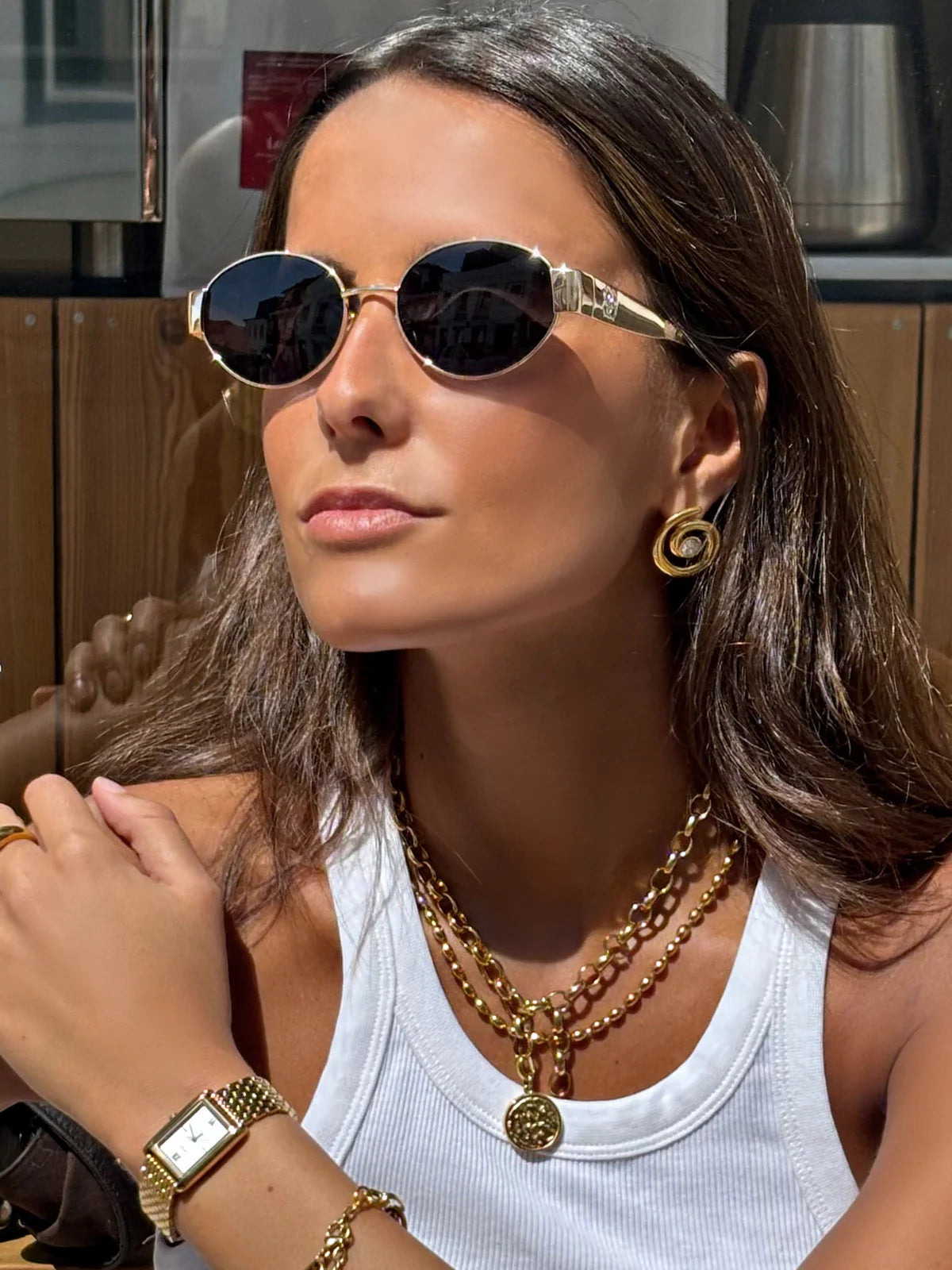 Anteojos de sol Vibe Gold