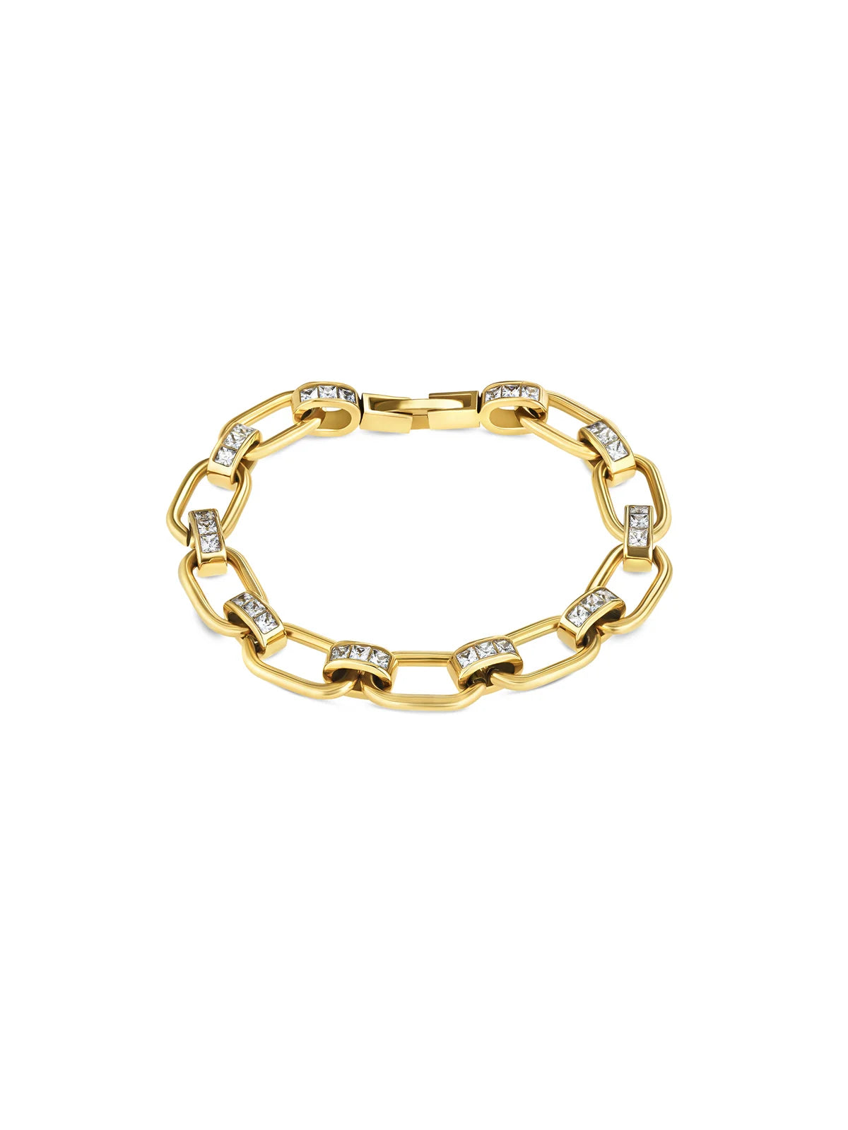 Pulsera Chess Crystal Gold