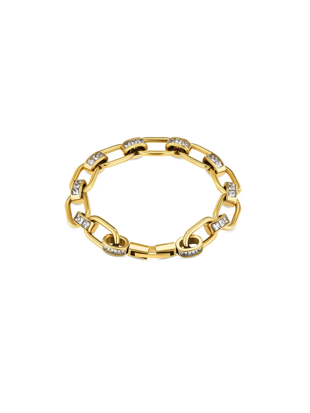 Pulsera Chess Crystal Gold