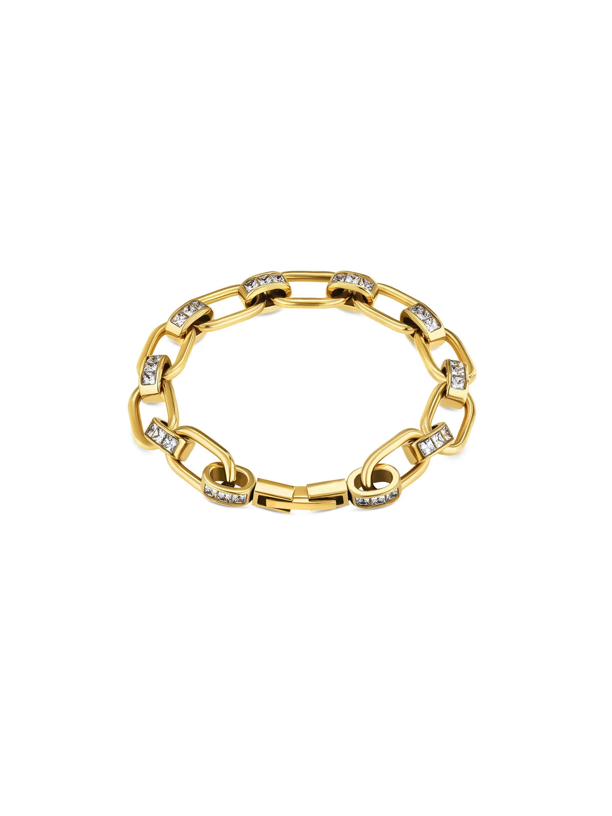 Pulsera Chess Crystal Gold